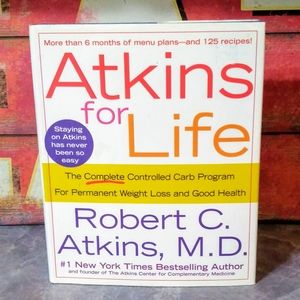 Atkins For Life Hard Cover Book